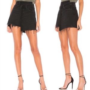 🛍 SALE Agolde Black Asymmetrical Skirt